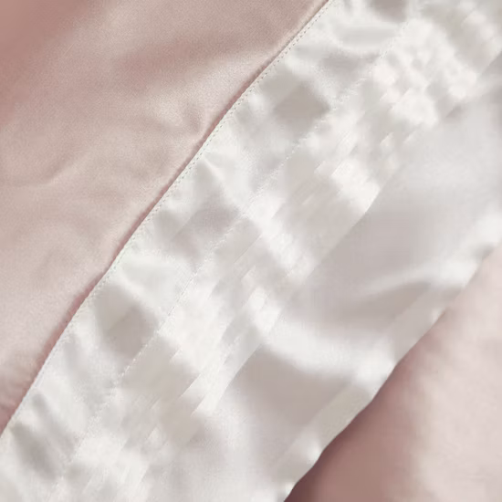 Ensemble de draps rafraîchissants certifiés Oeko, draps 100 % soie, King Size, blanc