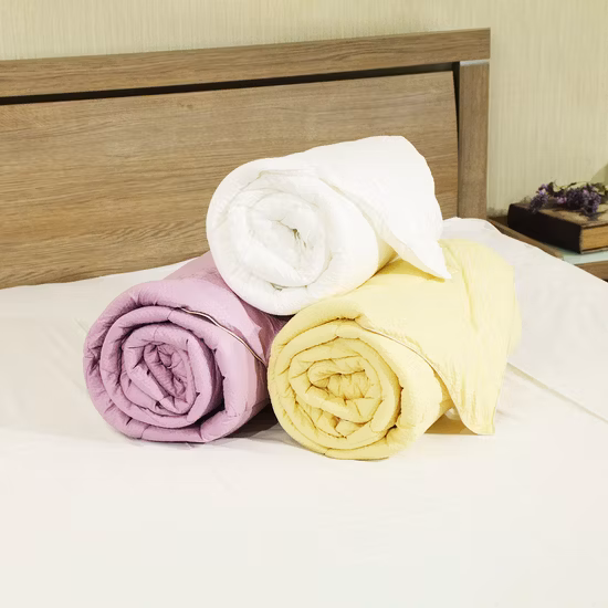 Nouveau Couette/couette de remplissage en Polyester alternatif, en microfibre Seersucker, usine chinoise