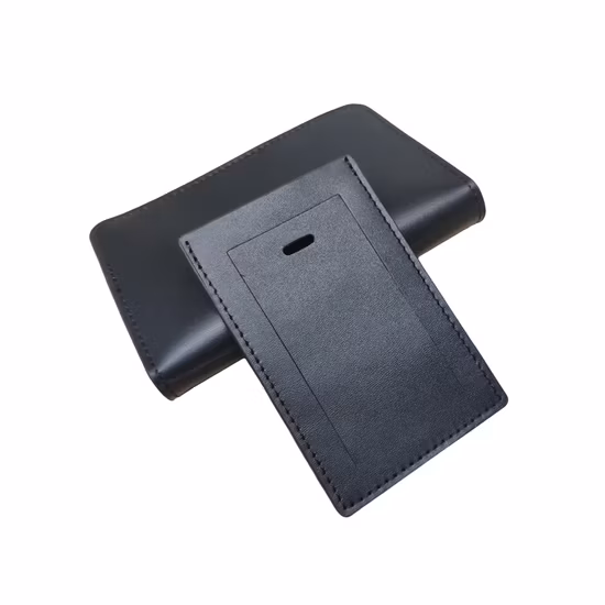 Étiquette de bagage en cuir de vache véritable, porte-passeport, accessoire de voyage, offre spéciale