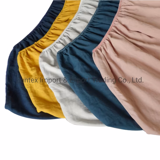 Drap-housse en microfibre de couleur unie, doux et confortable, prélavé, protège-matelas, couvre-lit, linge de lit, vente en gros